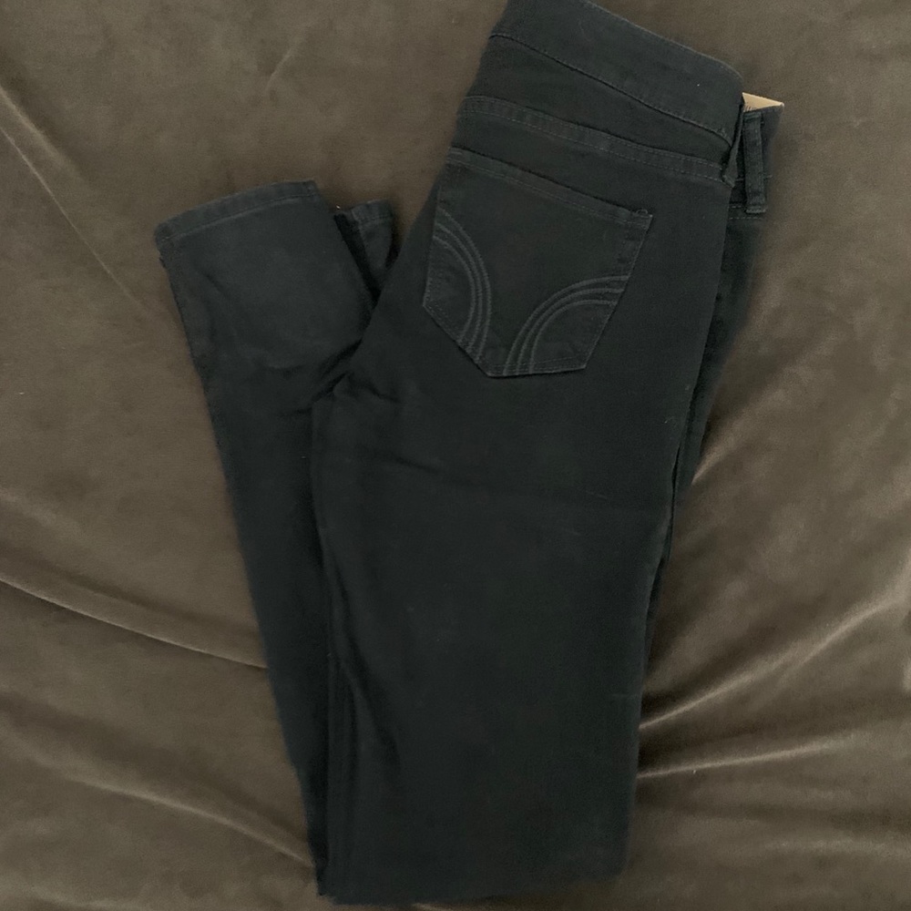 Black Hollister Skinny Jeans